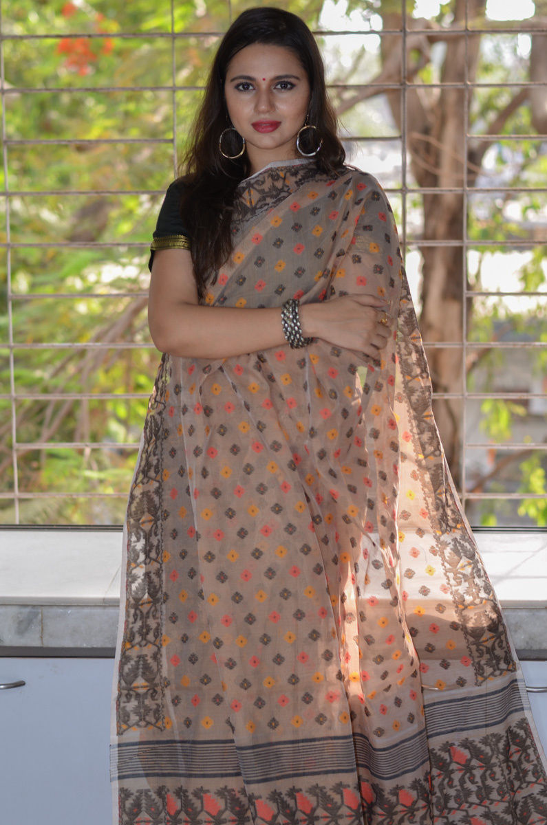 Buy Blue Blended Matka Silk Woven Floral Pattern Jamdani Saree For Women by  Samyukta Singhania Online at Aza Fashions.